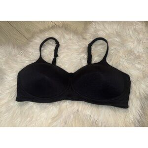 Amoena Mara SBP 44865 Mastectomy Pocketed Bra Lined Wire Free Womens 40B Black